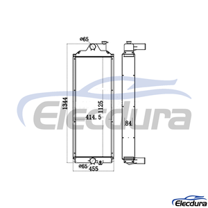 383-6407 CAT E345C/345D Radiator