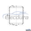 124-1762 CAT E330B Radiator