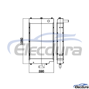 189-6651 CAT 950G Radiator