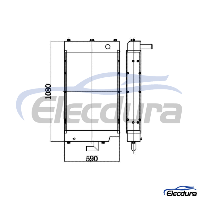 189-6651 CAT 950G Radiator