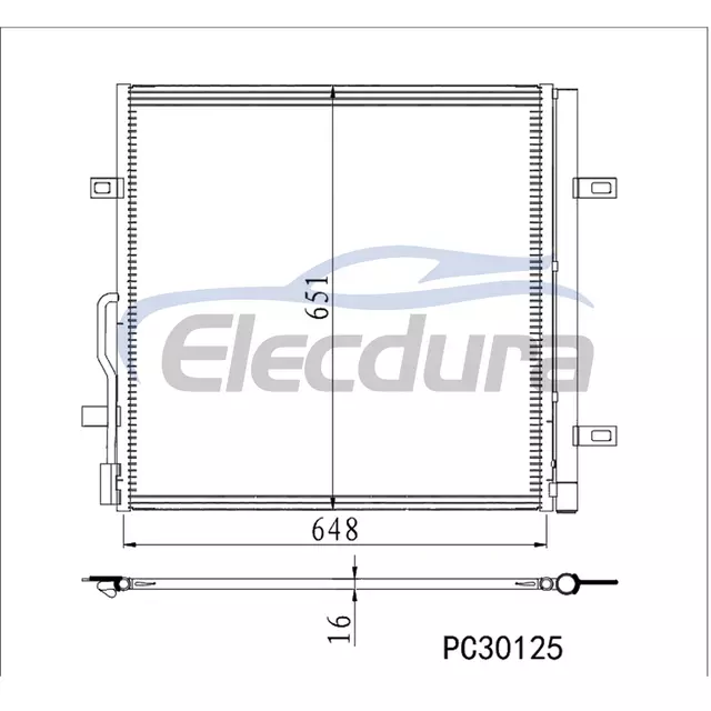 84569932 Chevrolet Traverse 2018-2019 A/C Condenser Assembly