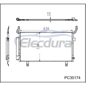 73210AN00A Subaru Legacy 2020-2025 A/C Condenser