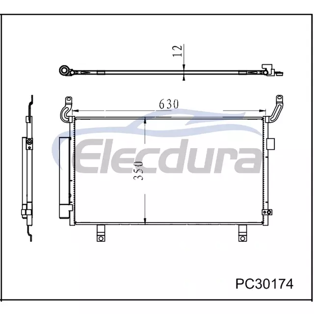 73210AN00A Subaru Legacy 2020-2025 A/C Condenser