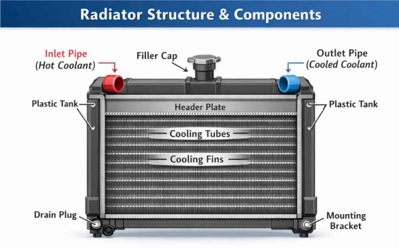 Brazed Radiator vs Mechanical Radiator