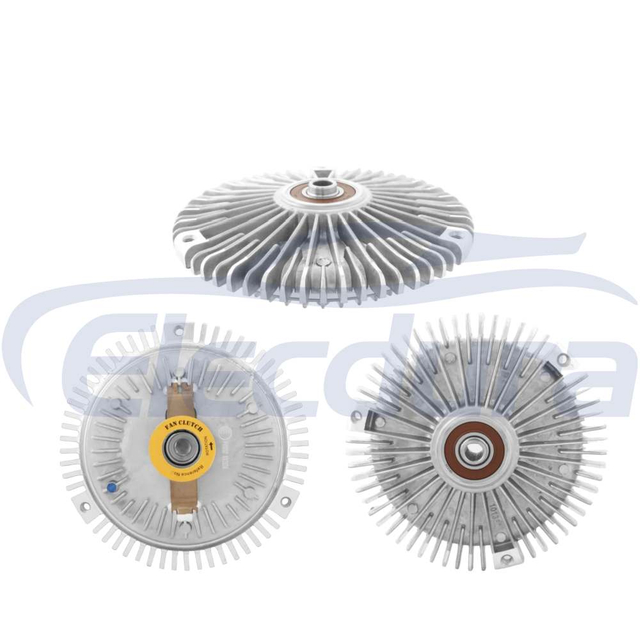 Precision mechanical viscous clutch featuring a sensitive bimetal coil and heavy duty aluminum housing for Sprinter CDI engines