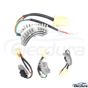OE-standard A2028202510 4-pin blower motor resistor for Mercedes-Benz C-Class W202 and CLK C208 HVAC systems.