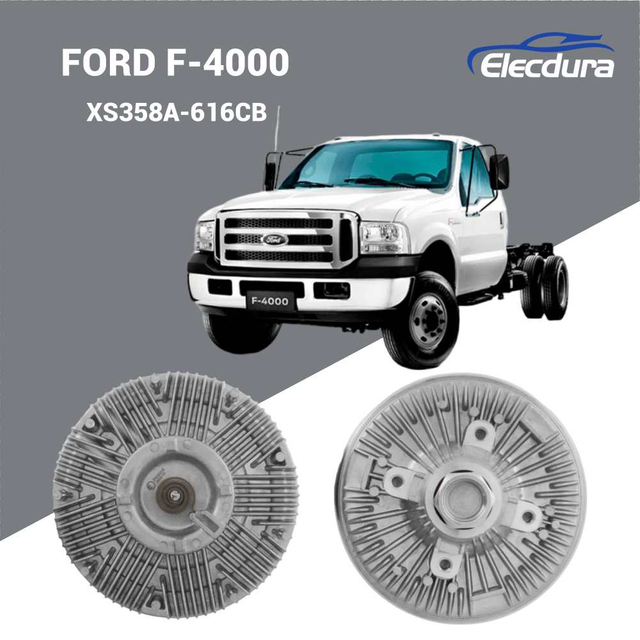 Wholesale XS358A-616CB fan clutch for Ford F-Series diesel featuring reinforced bimetal thermal sensor.