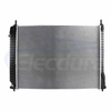 Brazed aluminum radiator 96800739 for Chevrolet Captiva 2.4 and 3.6 engine cooling