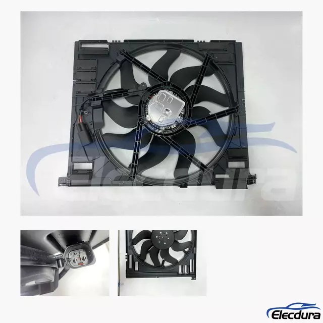 17428666817 BMW Brushless Radiator Cooling Fan Assembly aftermarket wholesale replacement