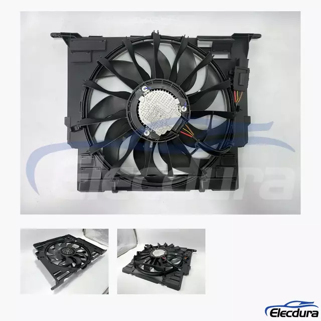 17428742612 BMW Brushless Radiator Cooling Fan Assembly aftermarket wholesale replacement