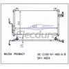 BJ0E61480A Mazda Premacy 1999-2001 Condenseur de climatisation noyau 16 mm