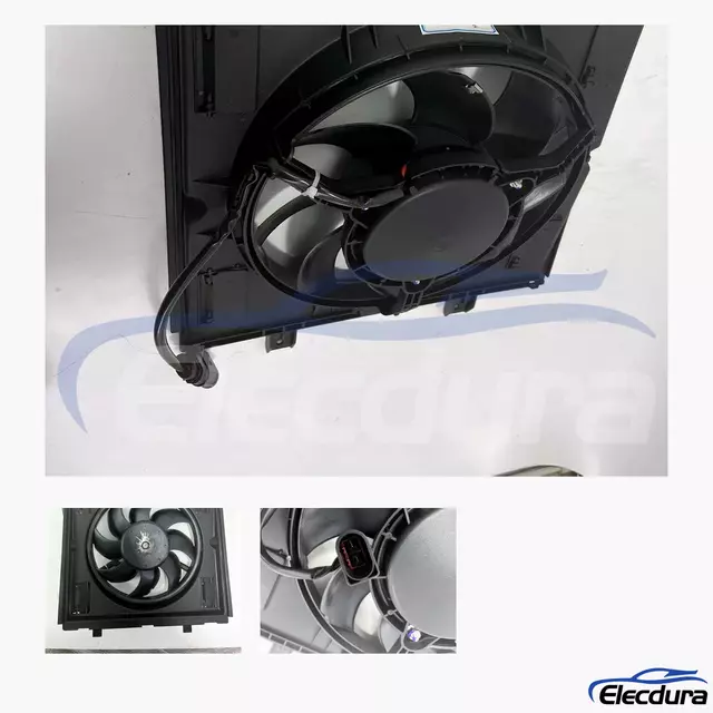 99762403503 Porsche Dual Radiator Cooling Fan Assembly aftermarket wholesale replacement
