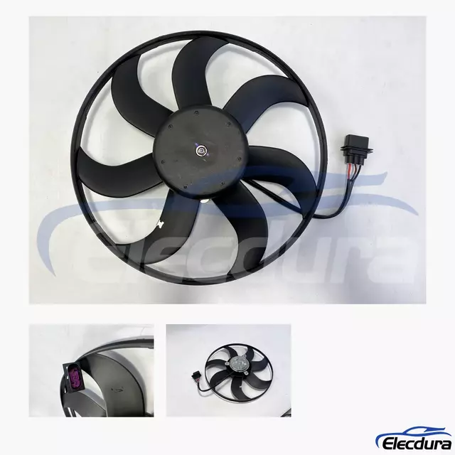 6R0121207Q Brushless Radiator Cooling Fan Assembly for Volkswagen Polo V 6R / 6C aftermarket wholesale supply