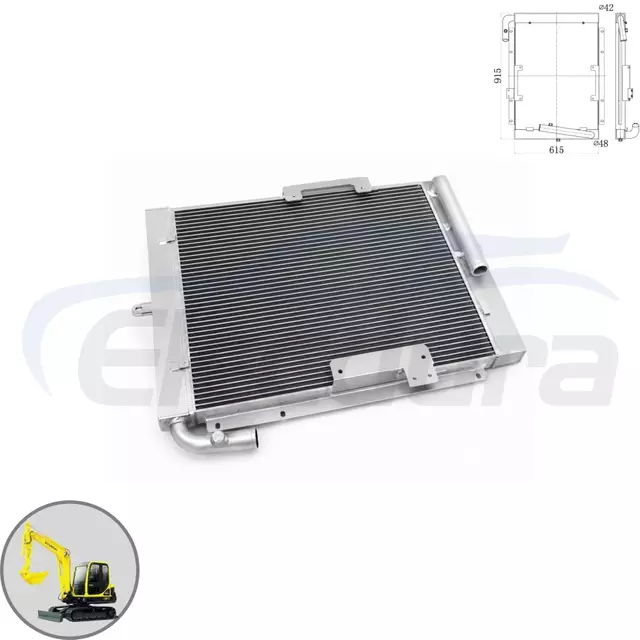 Hyundai R110-7 hidraulika olajhűtő 11N3-42020 nagykereskedelmi besz&aacute;ll&iacute;t&oacute;