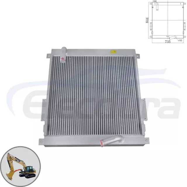 Caterpillar E320B hydraulic oil cooler 118-9954 wholesale aftermarket replacement
