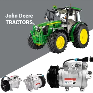 DCP99520 John Deere A/C compressor aftermarket replacement for wholesale equipment parts supply