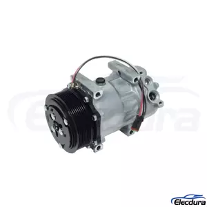Sanden 8067 Scania A/C compressor aftermarket replacement for wholesale truck parts supply