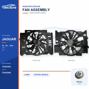 Radiator Cooling Fan Assembly for Jaguar XE X760 / XFL 400W T2H20465 Bulk Supply