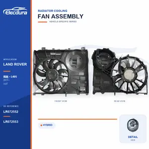Radiator Cooling Fan Assembly for Land Rover Range Rover Vogue L405 LR072552 Bulk Supply