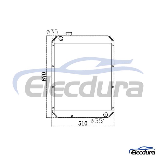 201-3770 CAT E308C Radiator