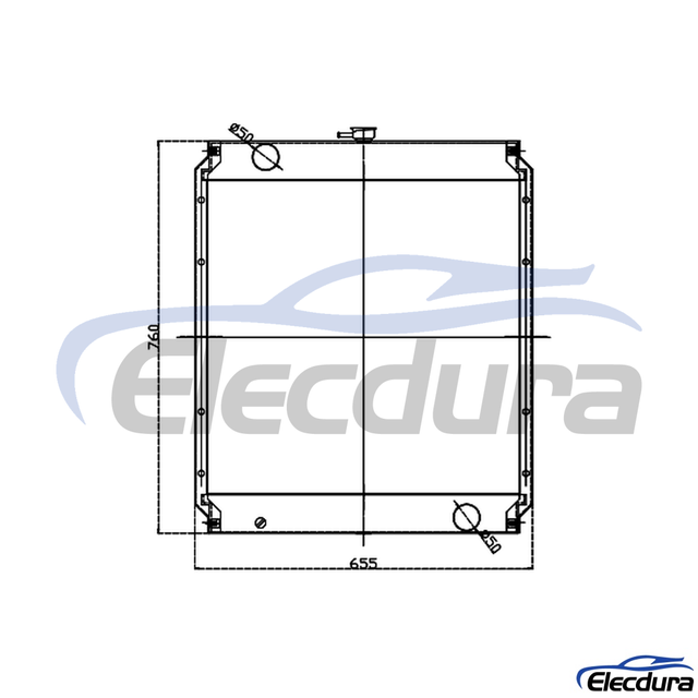 196-8031 CAT E312C Radiator