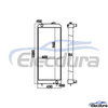 326-3870 CAT E320D New Version Radiator