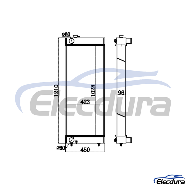 4649913 HITACHI ZX330-3/350-3 Radiator