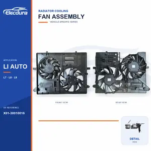 Radiator Cooling Fan Assembly for Li Auto L7 / L8 X01-30010016 Bulk Supply