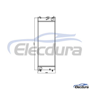 207-03-72321 KOMATSU PC300-8M0 Radiator