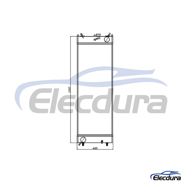 207-03-72321 KOMATSU PC300-8M0 Radiator