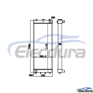 208-03-75110 KOMATSU PC400-8/450-8 Radiator