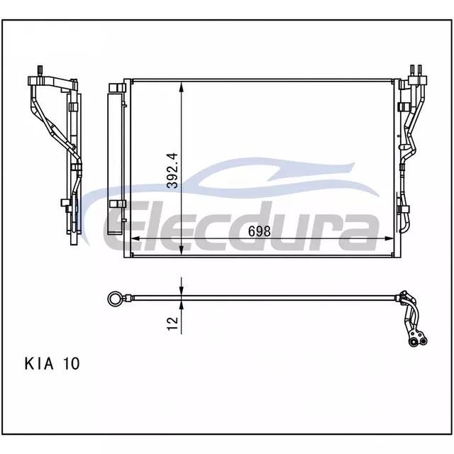 97606-2Y000 Hyundai ix35 2010-2015 A/C Condenser