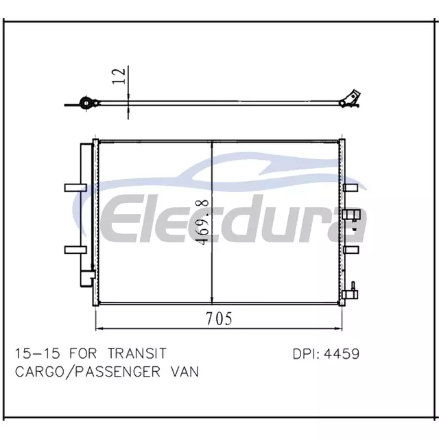 1778169 Ford Transit Cargo 2015 A/C Condenser