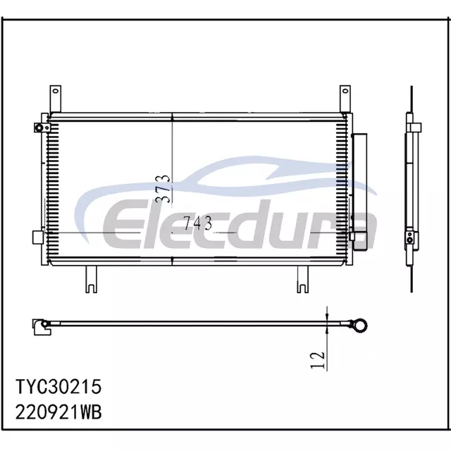 80100-TMA-H01 Honda Cr-V 2020-2022 A/C Condenser Assembly