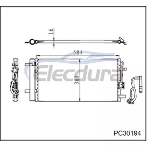 97606K9000 Hyundai Veloster N 2019-2020 A/C Condenser Assembly