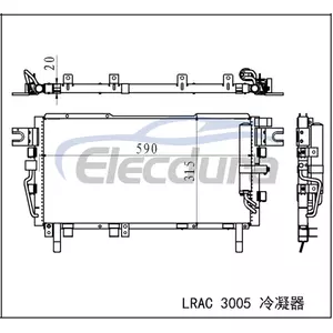 8105100K84 Great Wall Hover H5 2011+ A/C Condenser Assembly