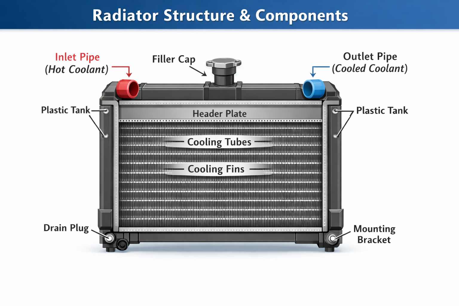 Radiator basic structure