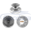 0002008922 Precision viscous cooling fan drive for Axor 3340 and 2035S logistics trucks featuring bimetal thermal regulation