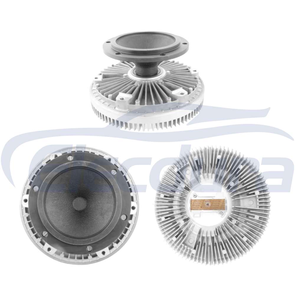0002008922 Precision viscous cooling fan drive for Axor 3340 and 2035S logistics trucks featuring bimetal thermal regulation