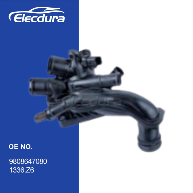 Peugeot engine coolant thermostat 9808647080 for 1.6 cooling system replacement