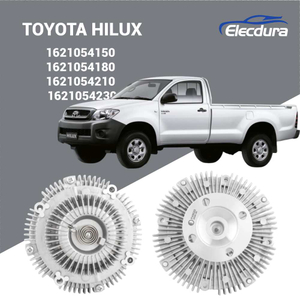 Wholesale 1621054150 fan clutch for Toyota Hilux 2.8 and 3.0 diesel featuring high-sensitivity bimetal coil.