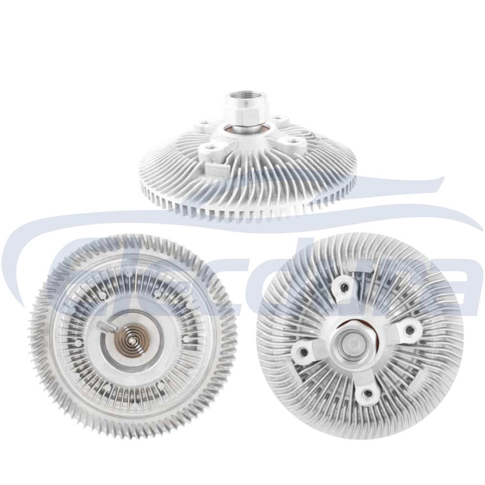 Bulk shipment of 1L55.8A616.AA fan clutch for Ford distributors featuring precision bimetal coil and neutral packaging.