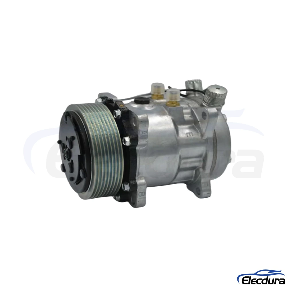 Sanden-Type 505 PV8 123mm 24V R134a universal AC compressor