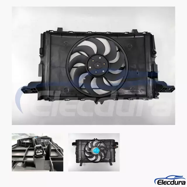 Tesla Model Y Brushless Radiator Cooling Fan Assembly 1607808-00-A for aftermarket wholesale supply