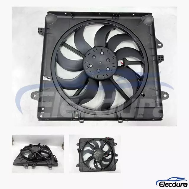 68239522AA Radiator Cooling Fan Module for Jeep Wrangler aftermarket wholesale supply