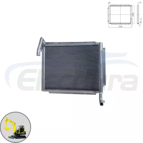 Hyundai R80-7 hydraulic oil cooler 11N1-42120 wholesale supplier