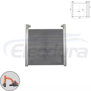 4448321 Hitachi EX200-6 hydraulic oil cooler wholesale aftermarket replacement for excavator parts distributors
