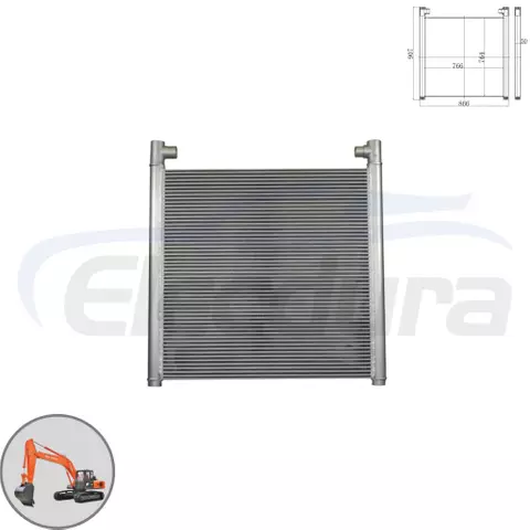 4448321 Hitachi EX200-6 hydraulic oil cooler wholesale aftermarket replacement for excavator parts distributors