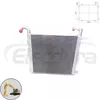 Full assembly hydraulic oil cooler 183-8115 suitable for Caterpillar E320C old version. Heavy duty aluminum design available for large volume wholesale
