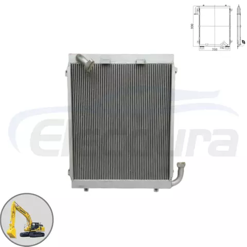 Hydraulic Oil Cooler 20Y-03-21121 760x996mm wholesale supplier for Komatsu PC200-6 PC220-6 bulk order aftermarket replacement